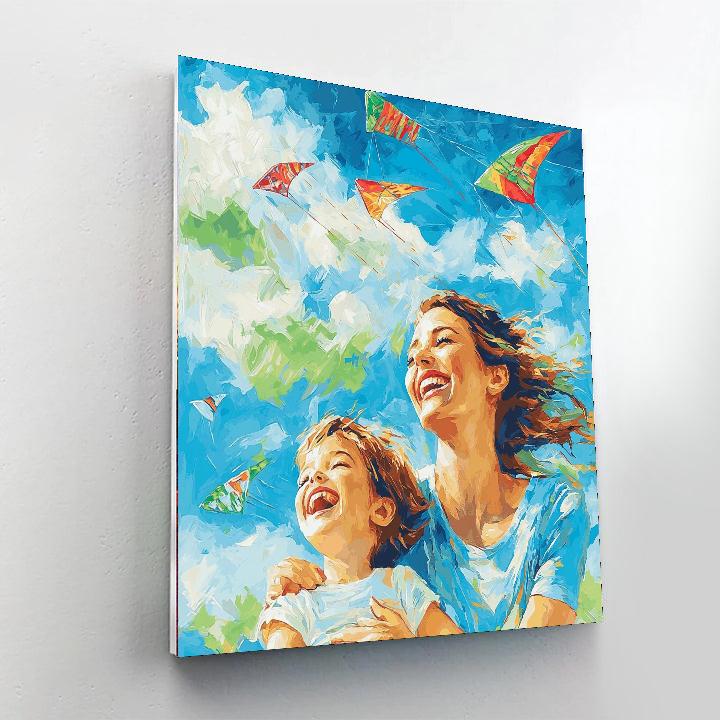 Kite Flying Day Paint By Number