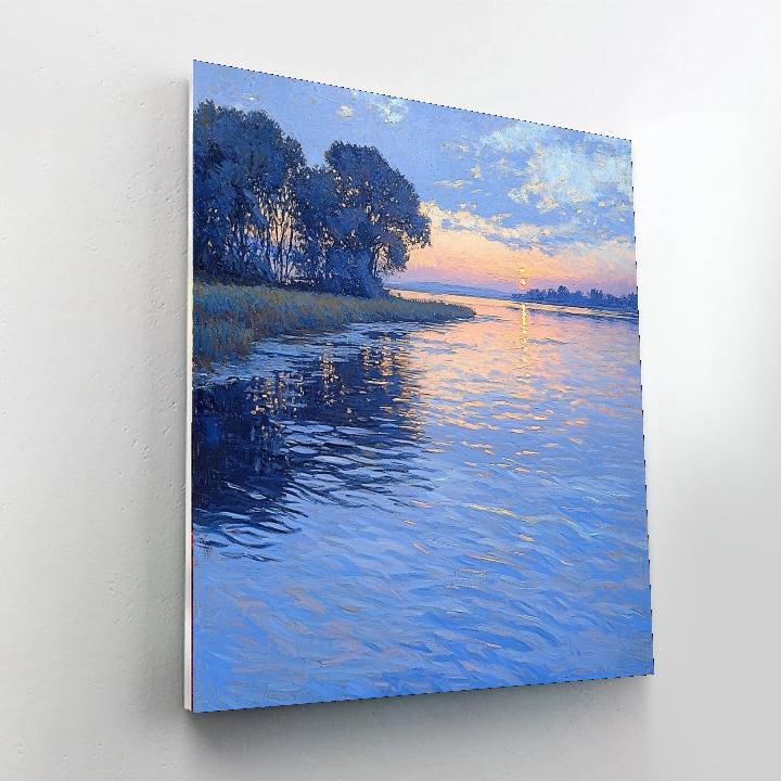 Edgar Degas Inspired The Calm Of Rippling Reflections  Paint By Numbers