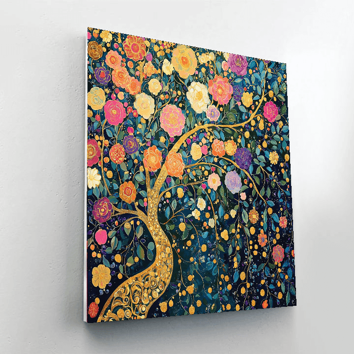 Klimt Inspired Magical Gardens  DIY Paint By Numbers