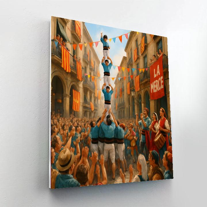 La Fiesta De La Merce - Spain DIY Paint By Numbers