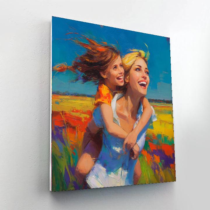 Love Blossoms Number Painting