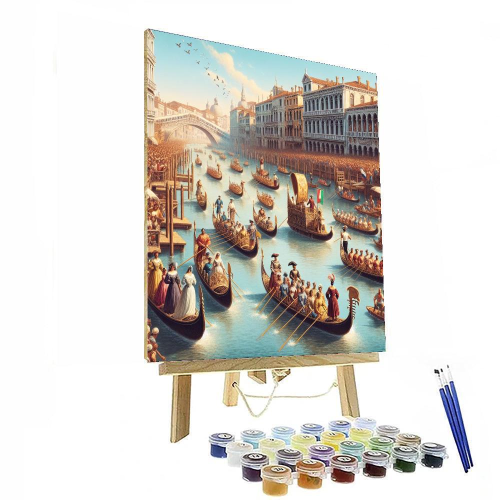 Regata Storica - Venice Paint By Color
