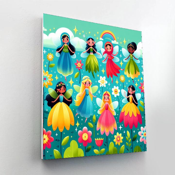 Adventures Of The Fairies Paint By Color