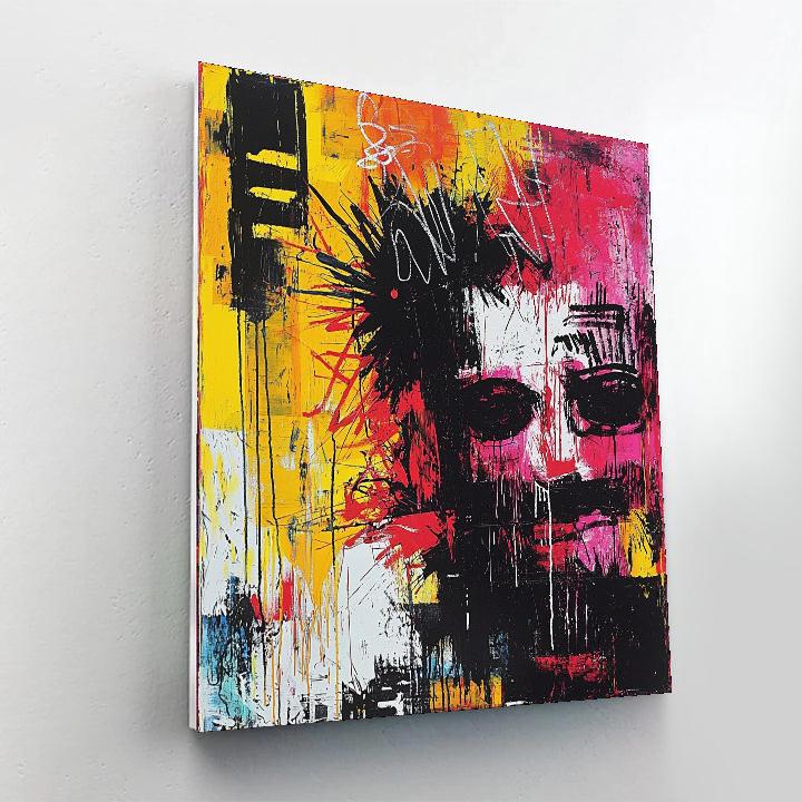 Jean-Michel Basquiat Inspired Kaleidoscope Of Thought  Paint By Numbers Kits