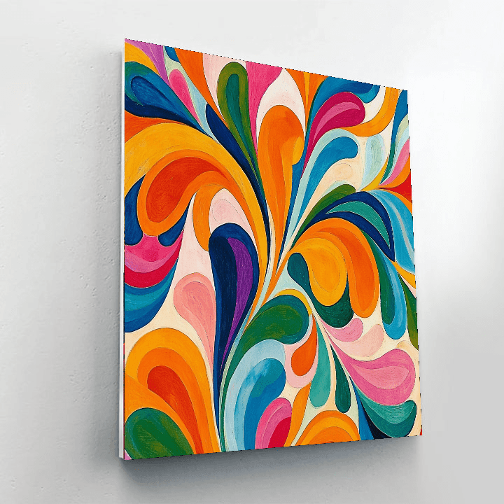 Henri Matisse Inspired Joyful Whirl  Paint By Numbers Kits