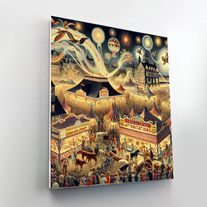 The Big E - Usa Paint By Color