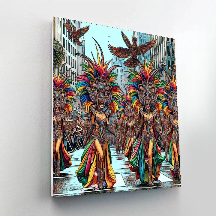 Jember Fashion Carnaval - Jember, Indonesia Painting Number Kit