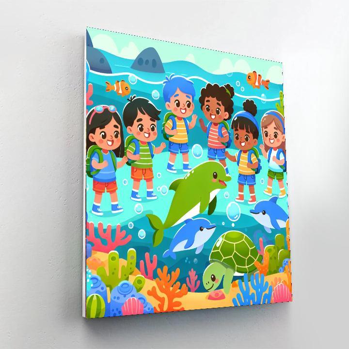 Ocean Explorer's Club Painting By Numbers Kit