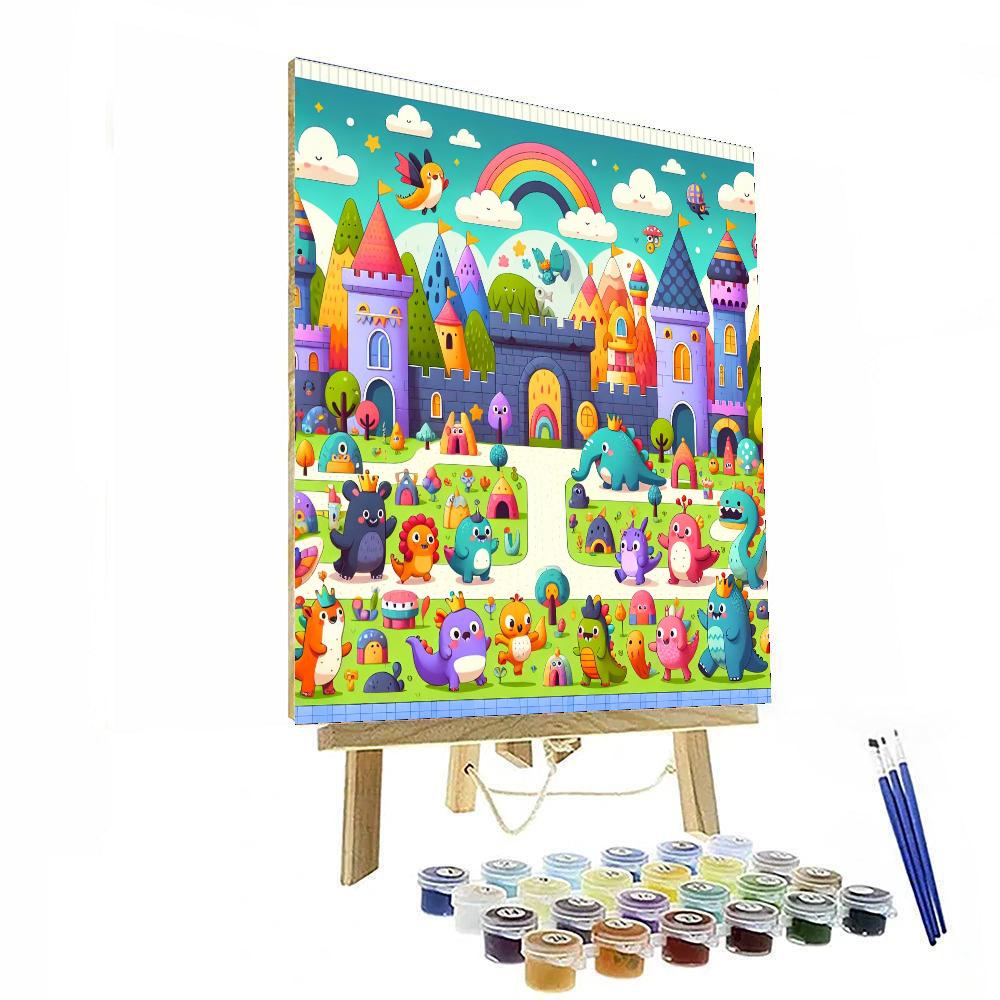 Fantasy Creatures Kingdom Number Painting