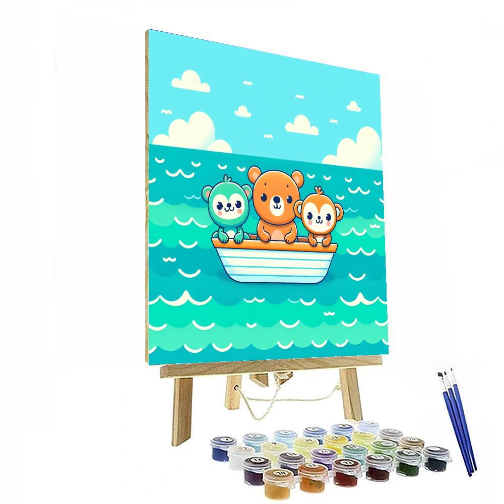 Friendly Ocean Voyage Number Painting