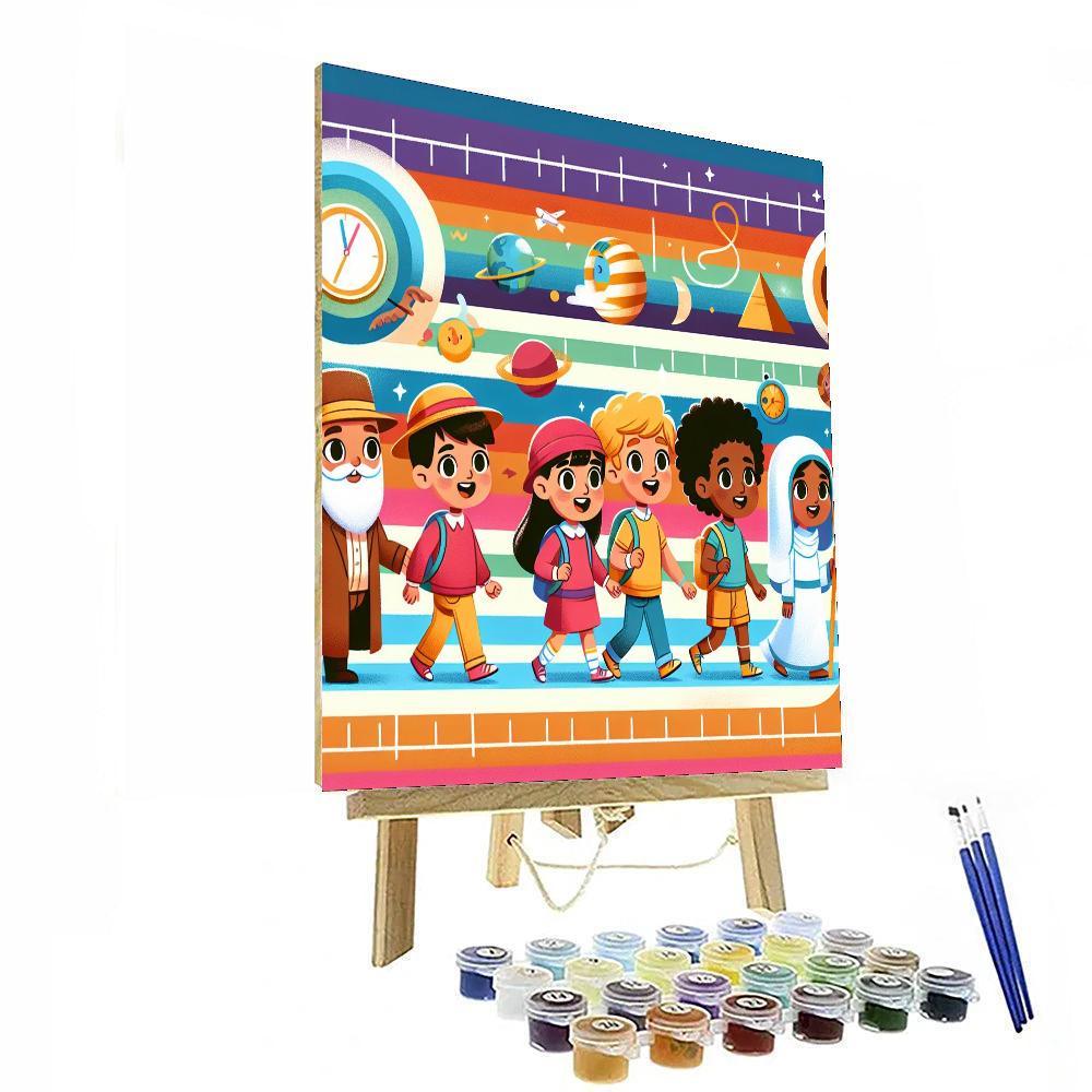 Time Travel Quest DIY Paint By Numbers