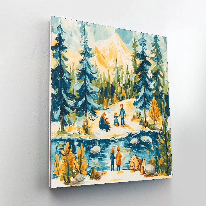 Mom's Love Is The Best Adventure Numbered Painting Kits