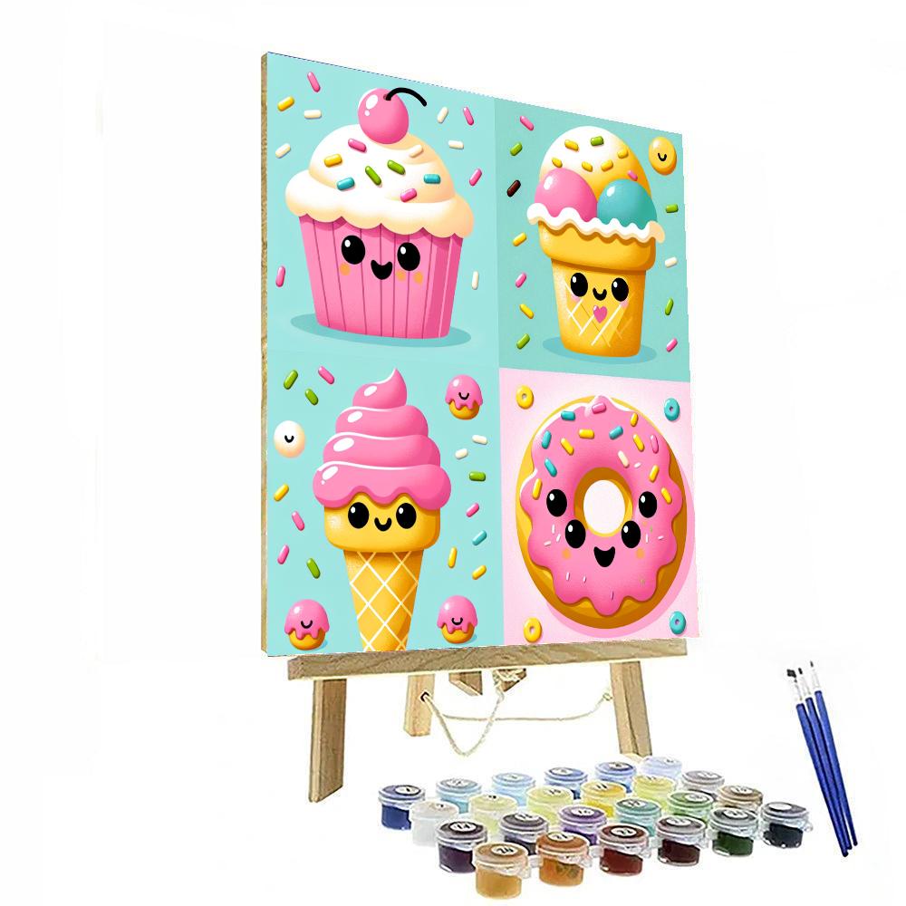 Sweet Tooth Dessert Delight Paint By Numbers Kits