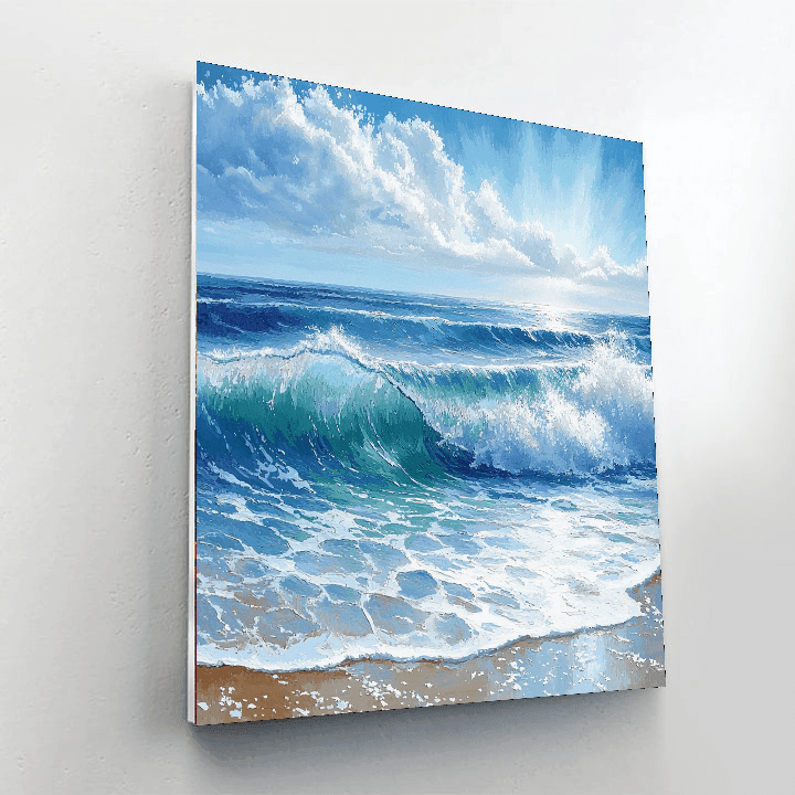 Turner Inspired Serene Seascape - DIY Painting By Numbers Kit