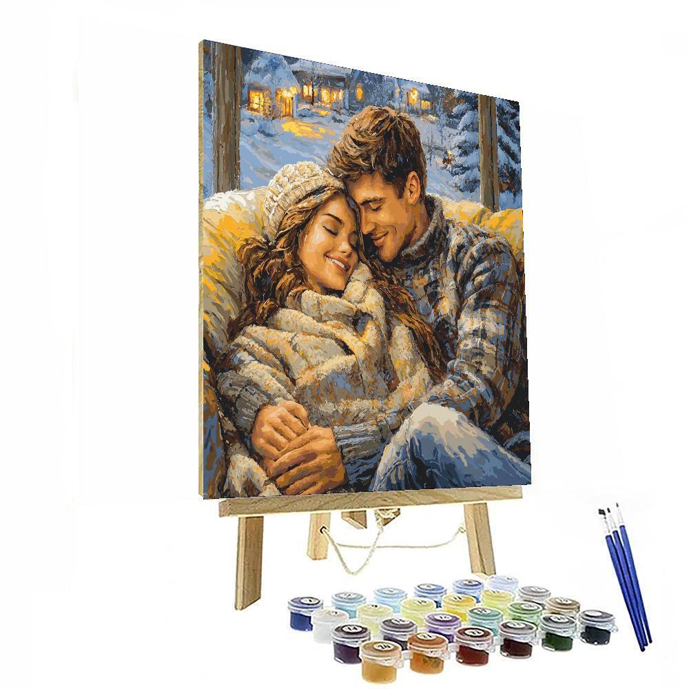 Cuddles And Stories Number Painting