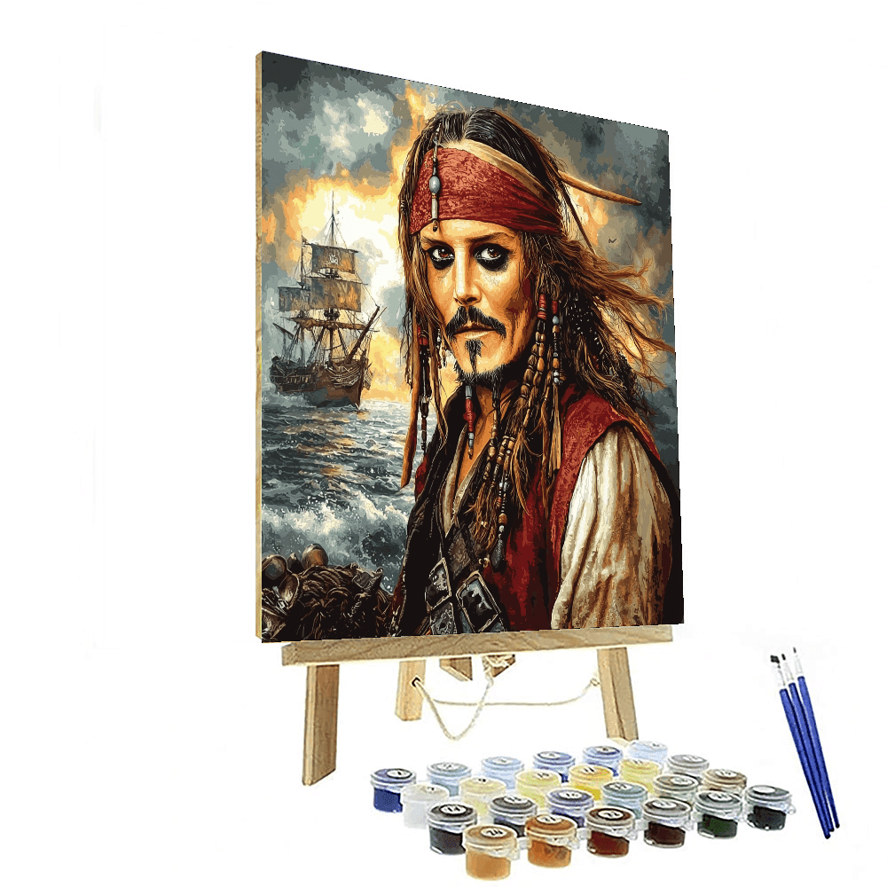 Johnny Depp: Embarking On A Tim Burton Fantasy Painting Number Kit