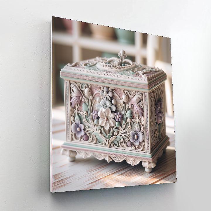 Vintage Music Box Paint By Numbers Kits