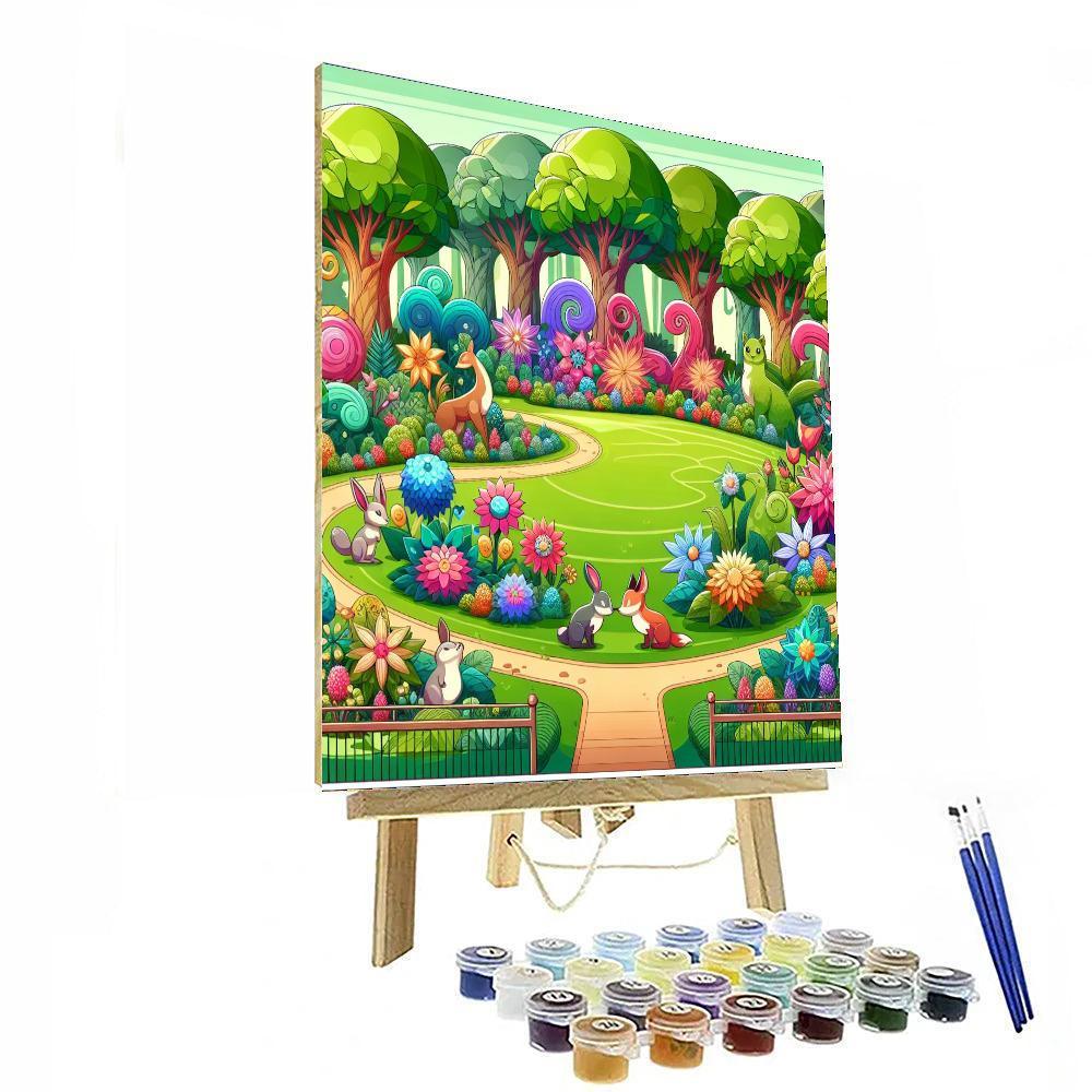 Magic Garden Getaway Painting By Numbers Kit