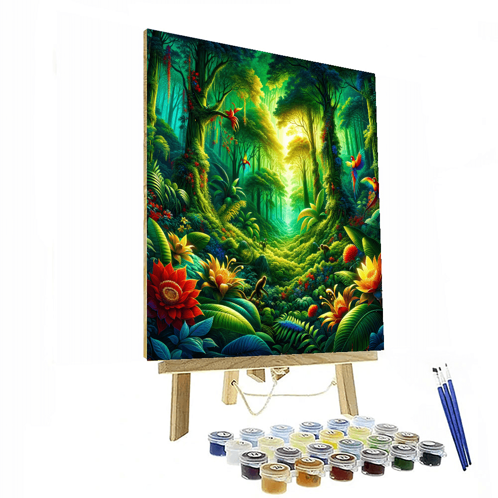 Rainforest Harmony Painting By Numbers Kit