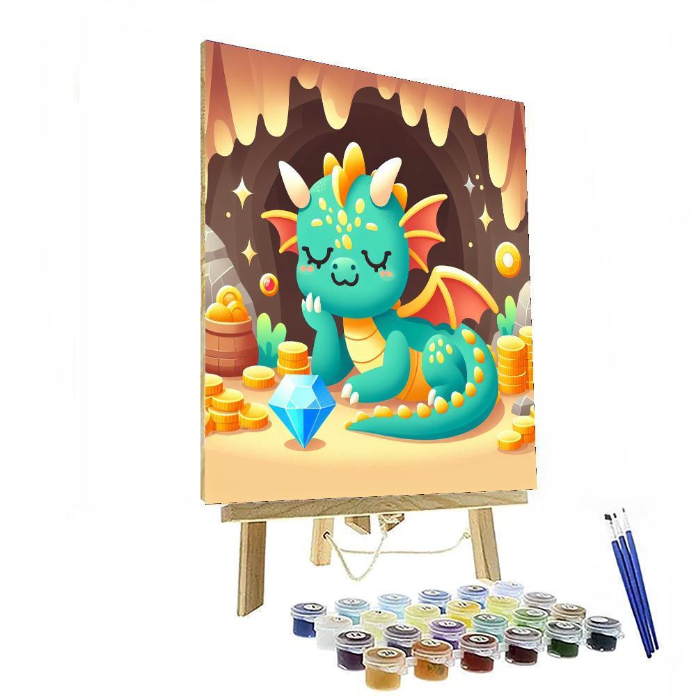 Charming Dragon's Lair Paint By Number