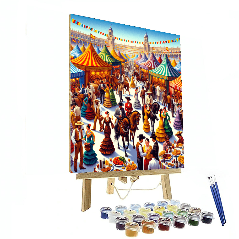 Feria De Abril Painting Number Kit