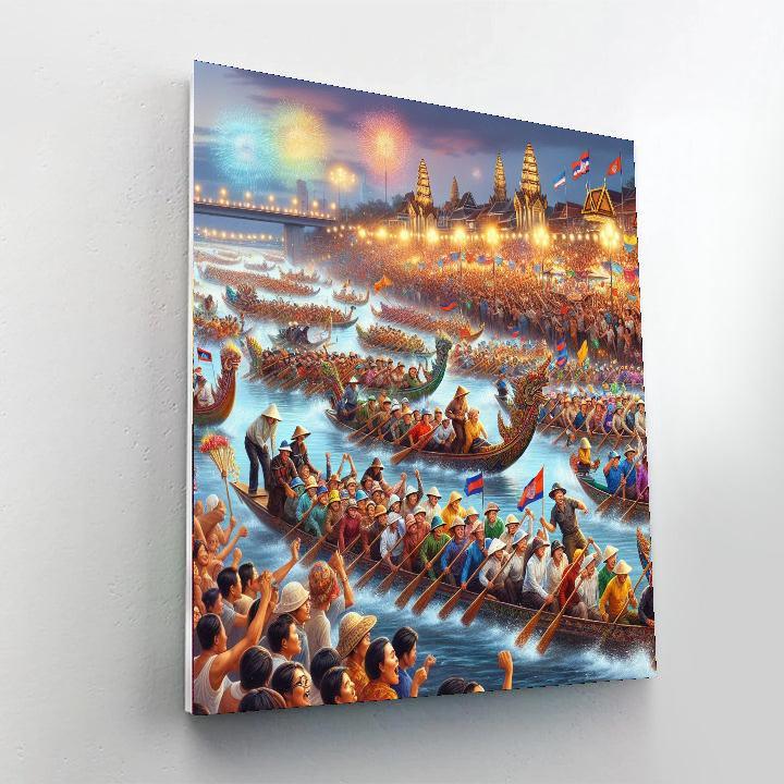 Bon Om Touk - Cambodia DIY Paint By Numbers