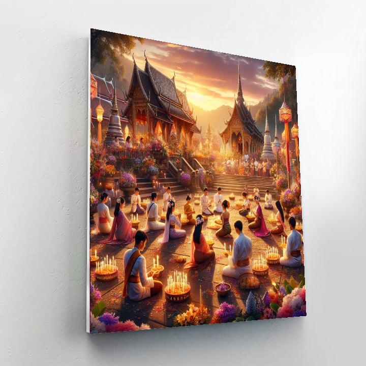 Wesak - Thailand Paint By Numbers Kits