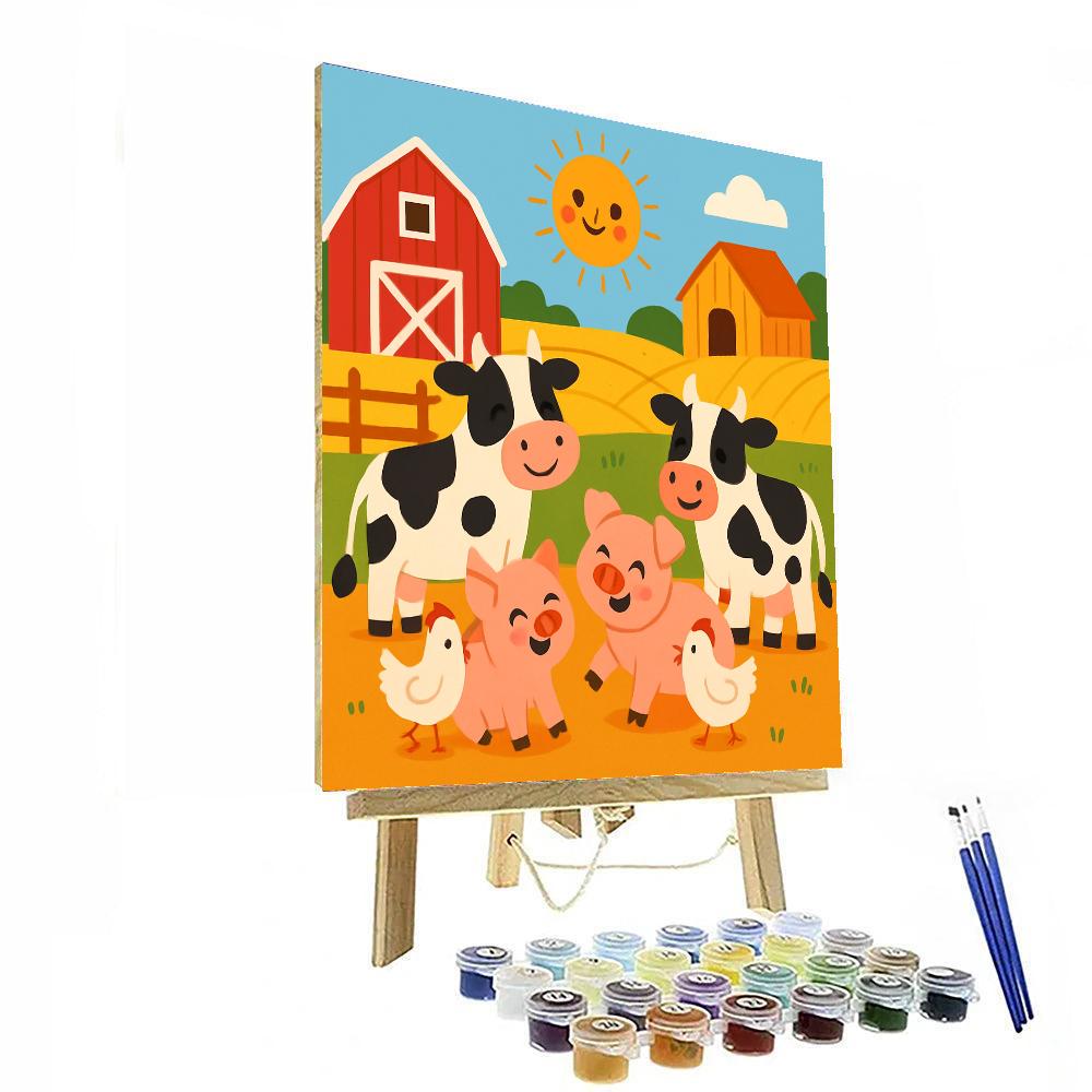 Fantastic Farmyard Adventures Paint By Numbers