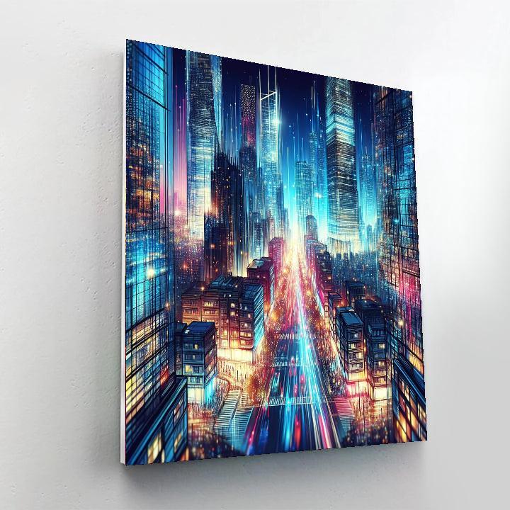 Urban Evening Energy Paint By Numbers Art