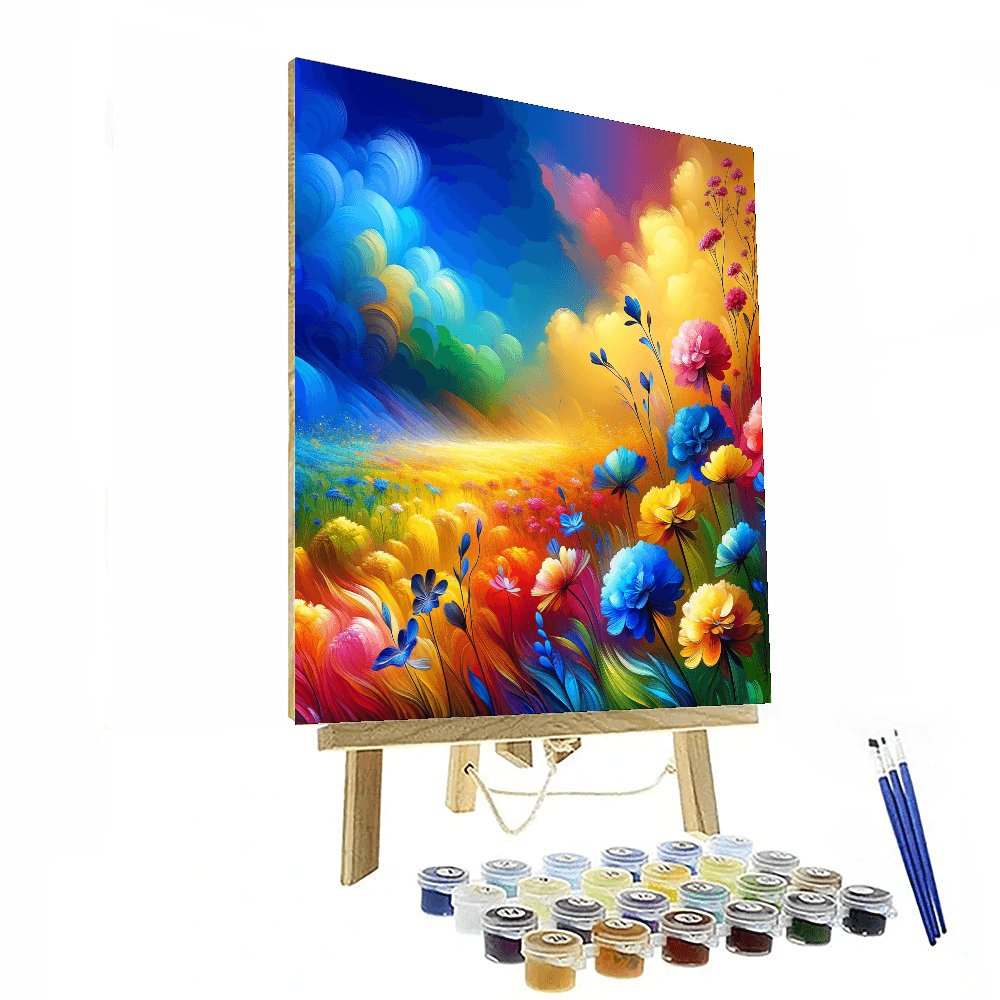 Summer Meadow Dance DIY Paint By Numbers