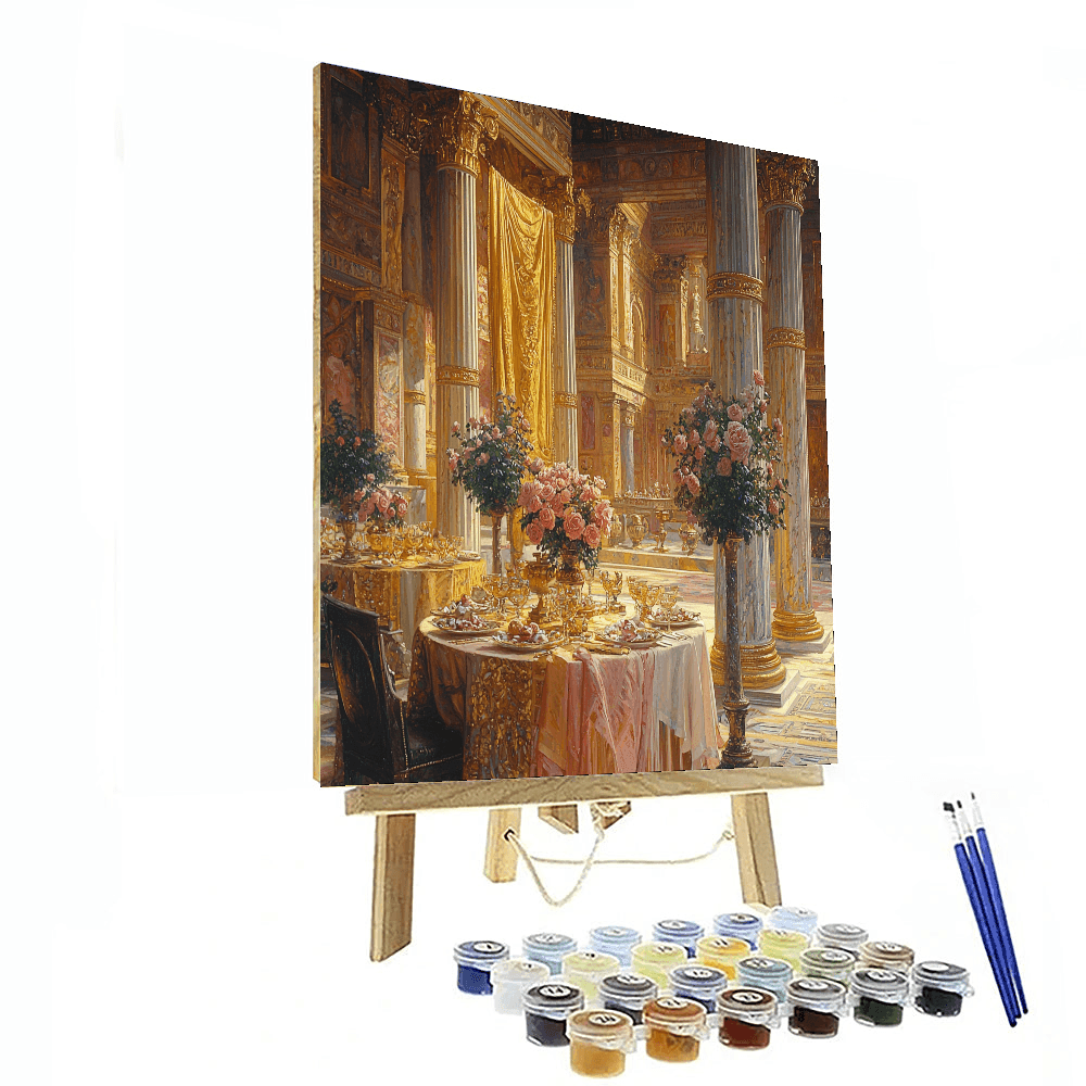 Lawrence Alma-Tadema Inspired Ancient Roman Feasts Reimagined  Paint By Numbers