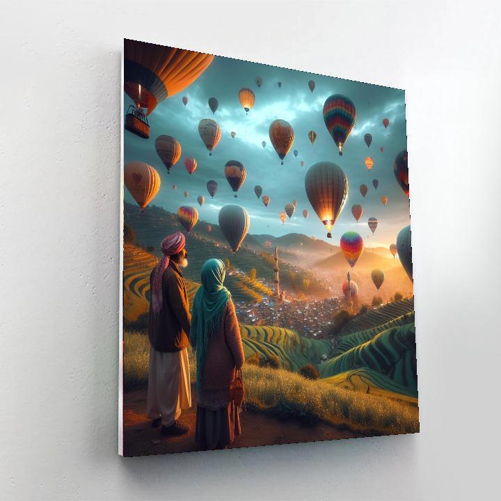 Bristol International Balloon Fiesta - United Kingdom Paint By Numbers