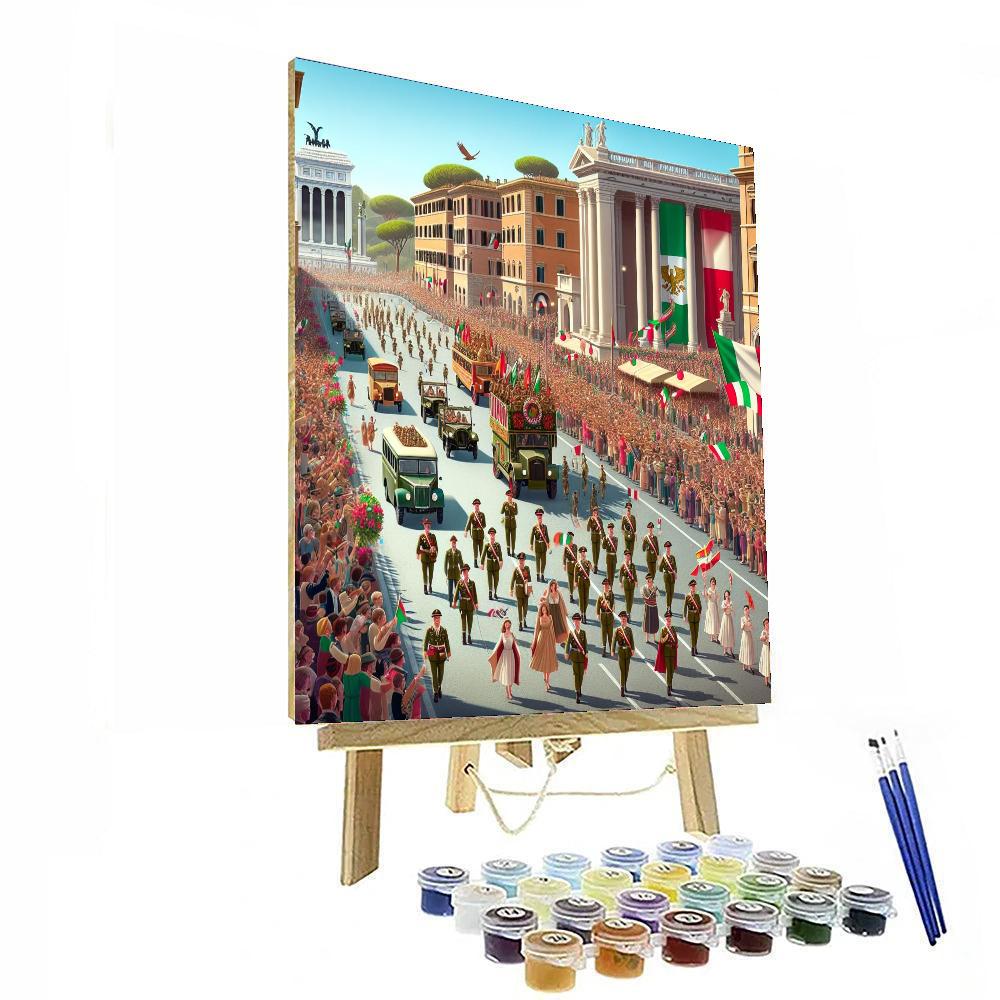 Festa Della Repubblica - Rome Paint By Numbers Kits
