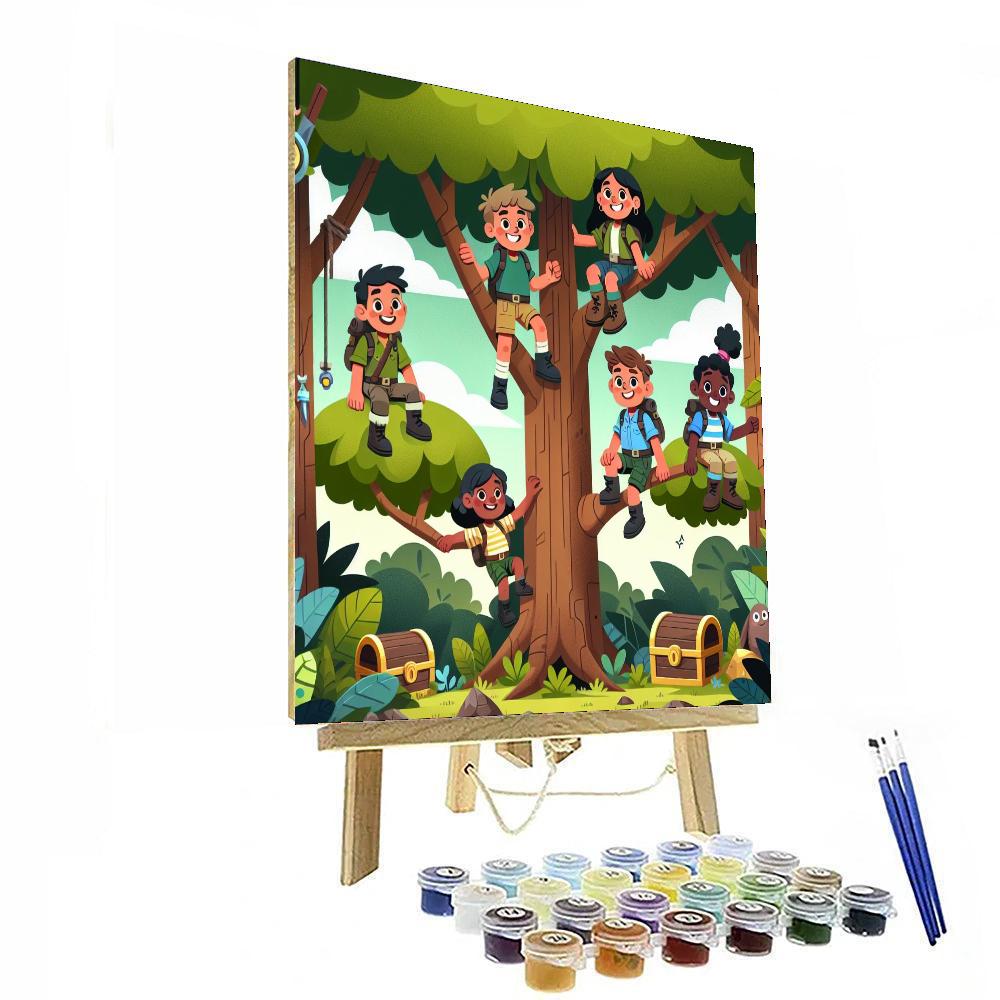 Treetop Treasure Adventure Numbered Painting Kits