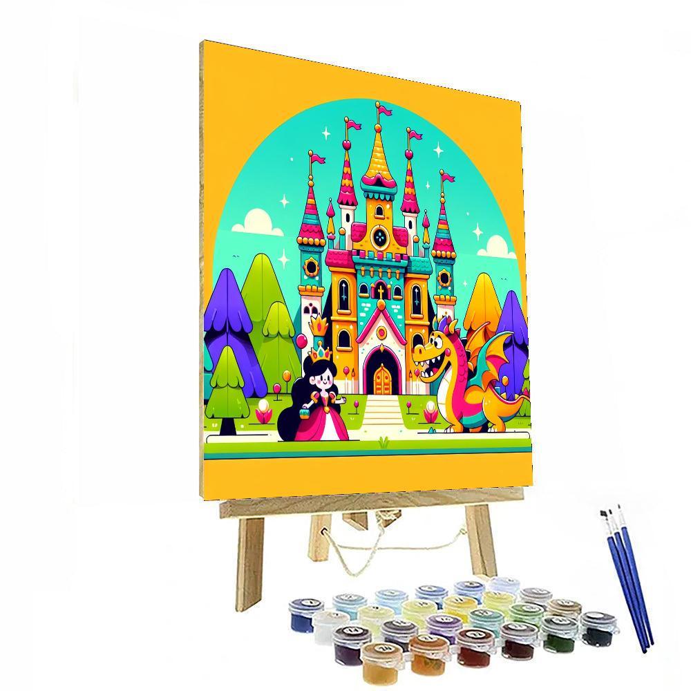 Magical Fairytale Kingdom Painting By Numbers Kit