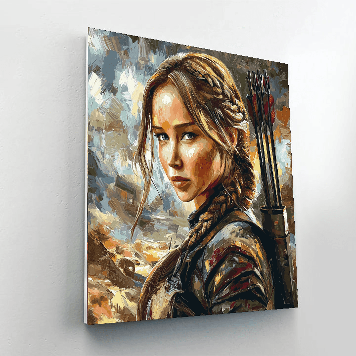 Jennifer Lawrence: Rising Star In The Hunger Games Paint By Number