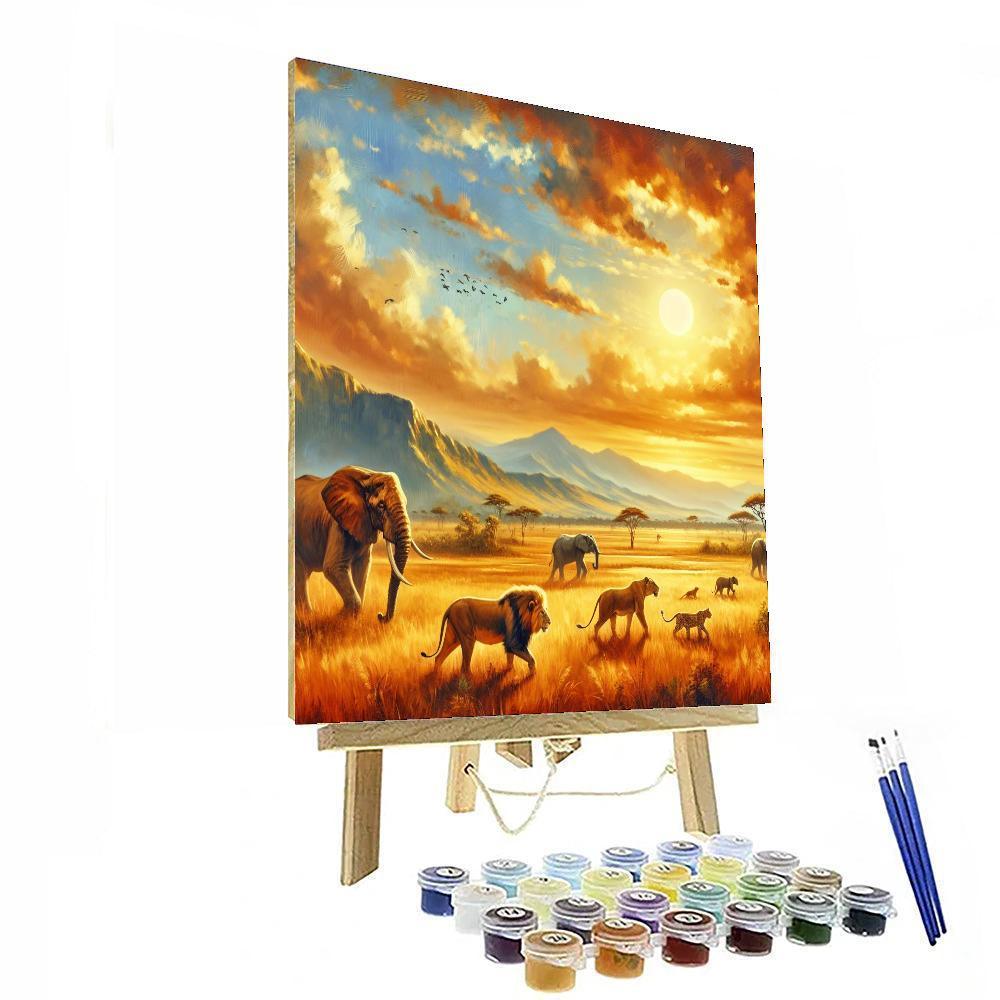 Exotic Safari Experience DIY Paint By Numbers