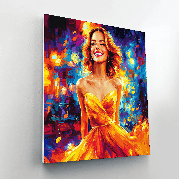 Emma Stone: The Starlet Of La La Land Painting Number Kit