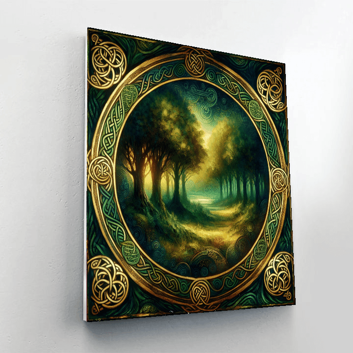 Enchanting Celtic Grove DIY Paint By Numbers