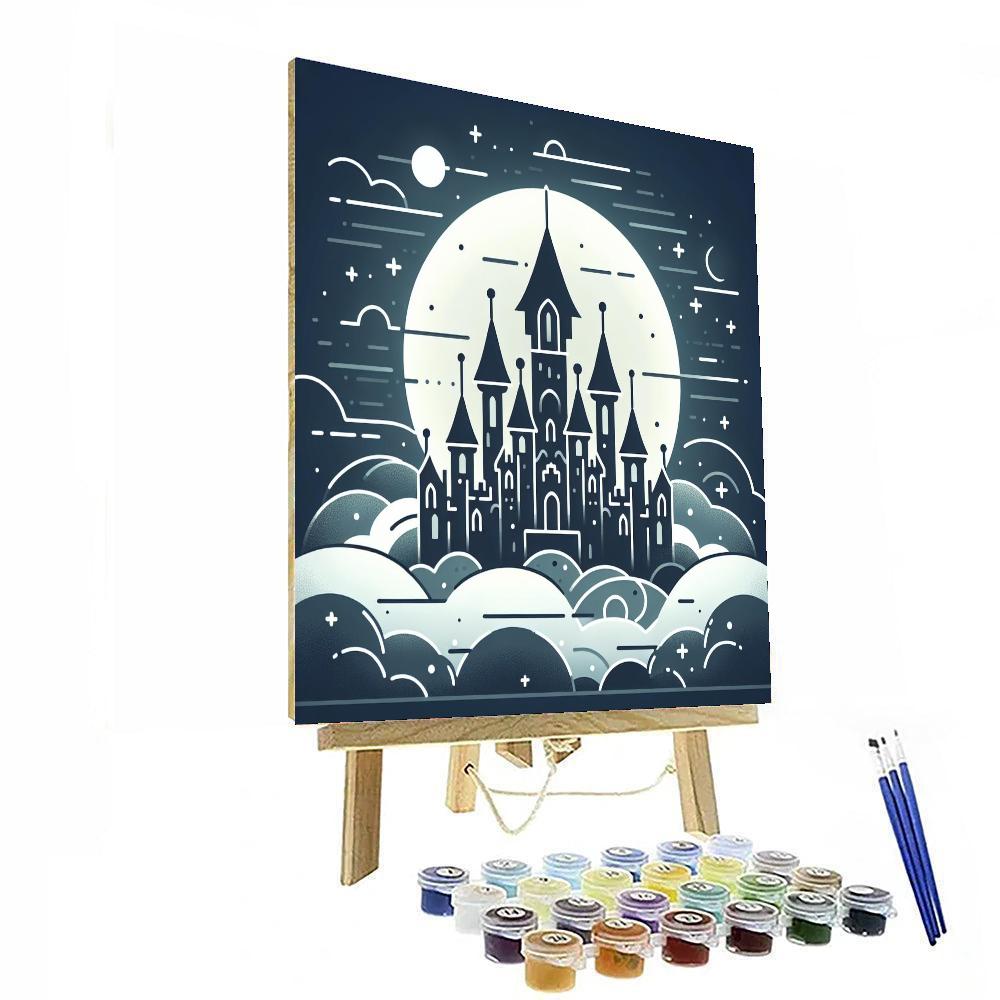 Moonlight Castle Magic DIY Paint By Numbers