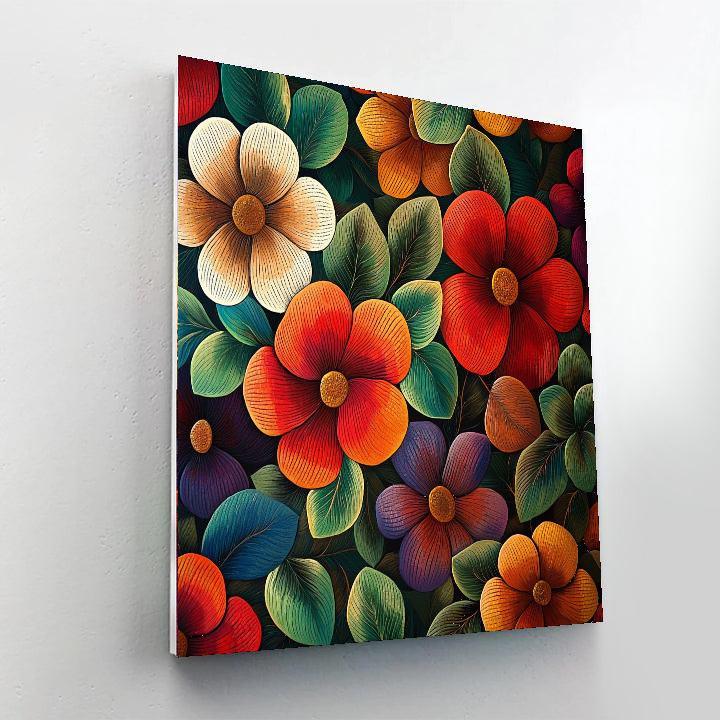 Frida Kahlo Inspired Echoes Of Heritage  Paint By Numbers Art