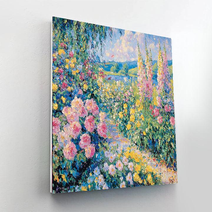 Claude Monet Inspired The Garden Of Enlightenment  Paint By Numbers Kits