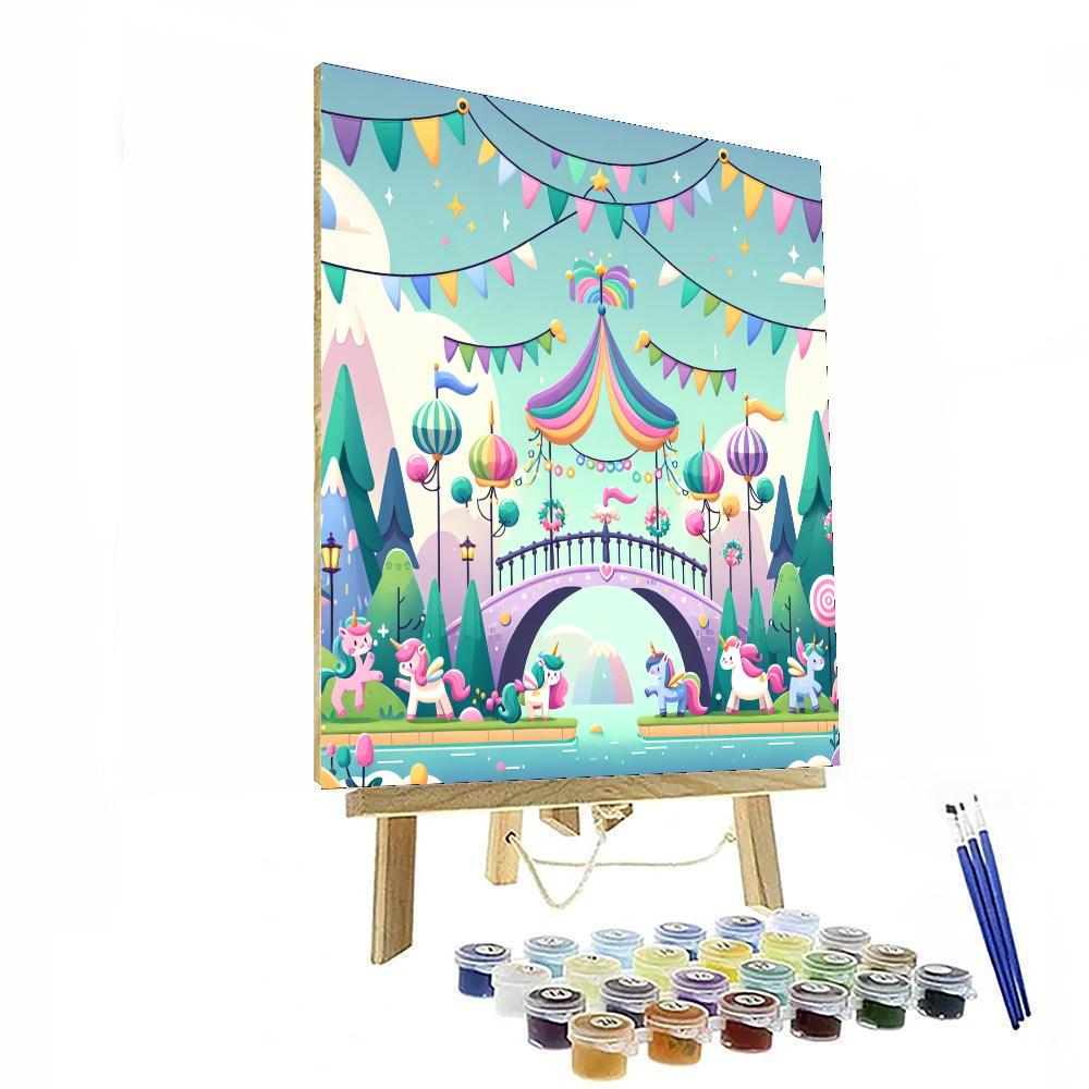 Fairy Tale Bridge Paint By Numbers Art