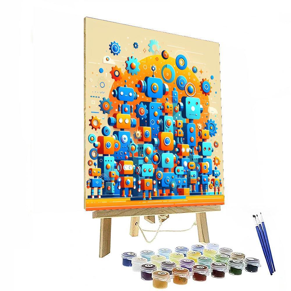 Rising Robots Numbered Painting Kits