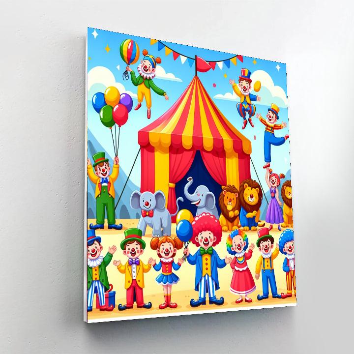 Fun Fair Circus Paint By Number