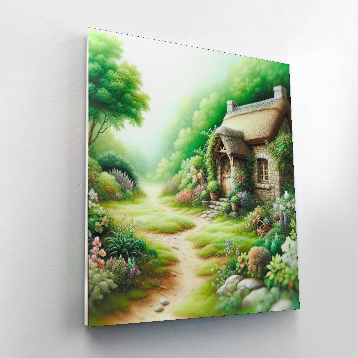 Idyllic Cottage Haven Paint By Numbers