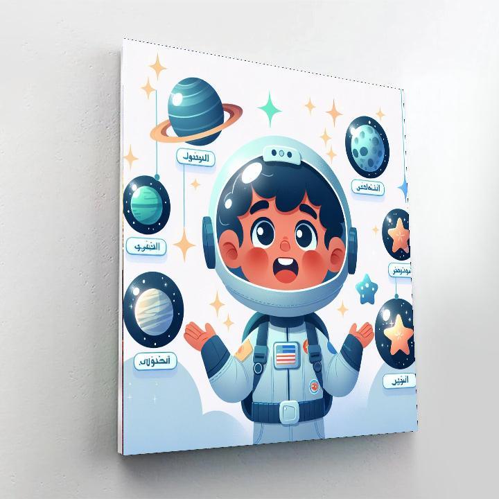 Cosmic Cadet Training Paint By Number