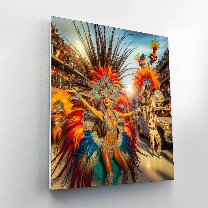 Carnival In Rio De Janeiro - Brazil Paint By Numbers Art