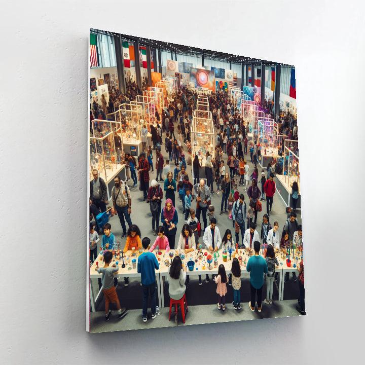 Glasgow Science Festival - United Kingdom Numbered Painting Kits