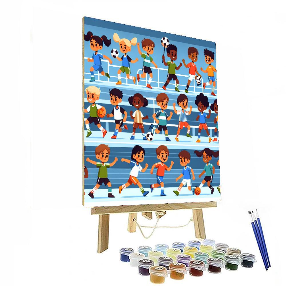 Superstar Sports Arena Numbered Painting Kits